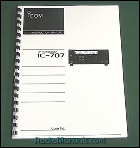 Icom IC-707 Instruction manual - Click Image to Close